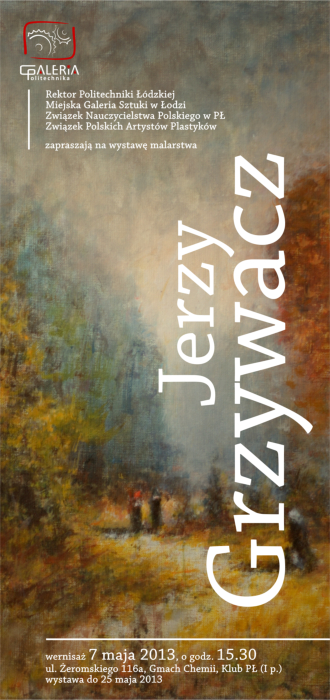 JERZY GRZYWACZ zaproszenie