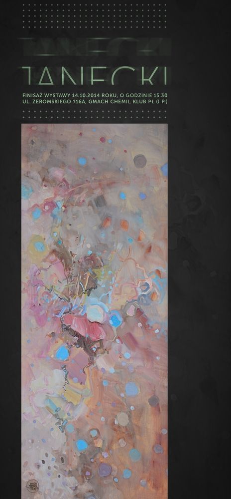 MALARSTWO JÓZEF JANECKI zaproszenie rewers