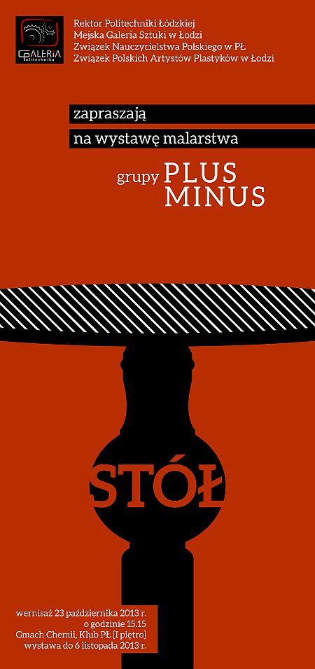 zaproszenie MALARSTWO GRUPY PLUS MINUS